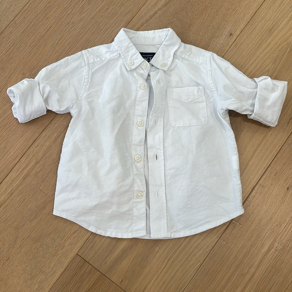 White button down - infant